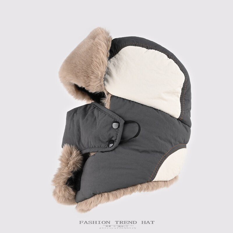 Lei Feng Hat Supplier - OEM Men's Velvet Thick Warm Ear Protection