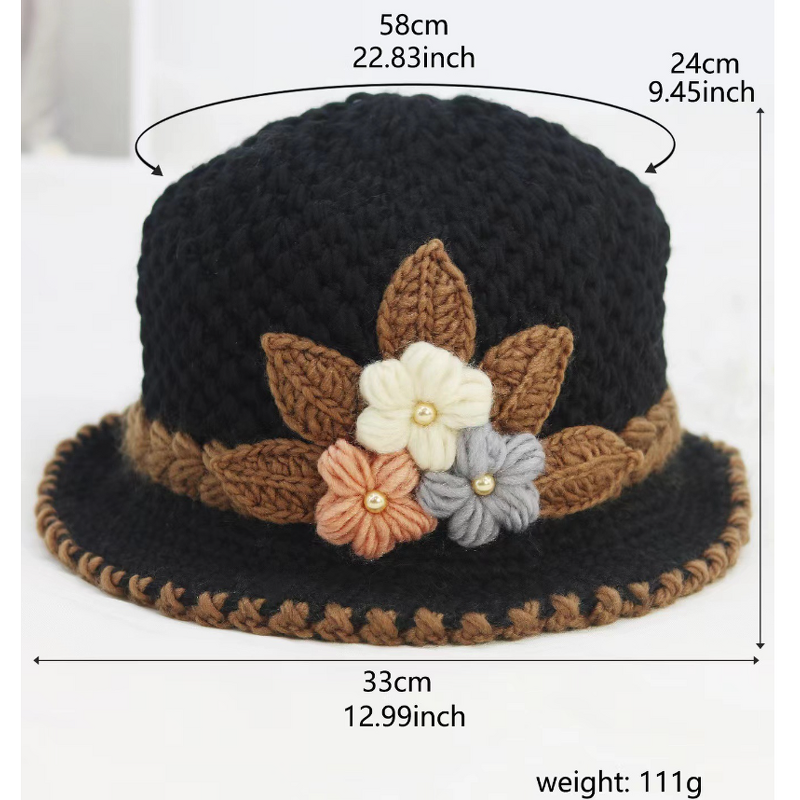 Wool Knitted Hat Factory - OEM Women's Winter Warm Windproof Fleece Lining