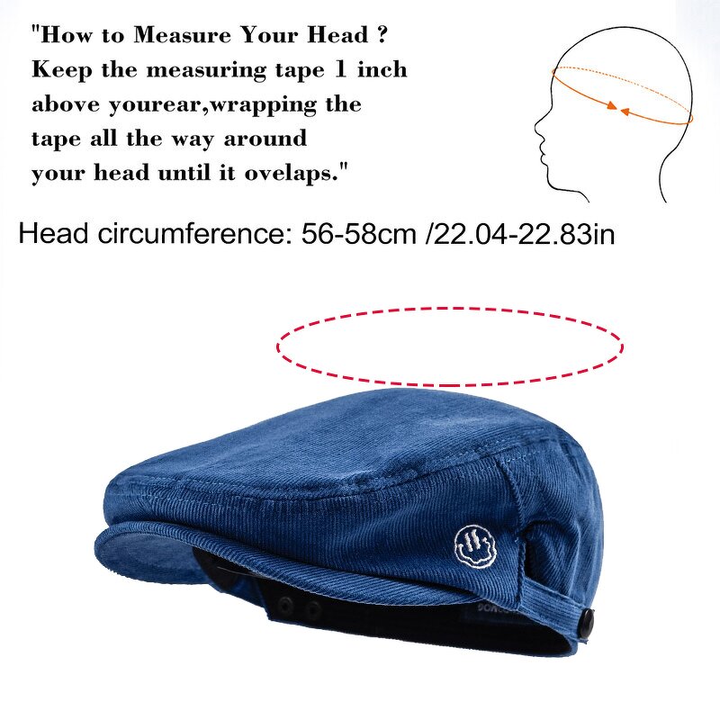 Ivy Hat Supplier - OEM Japanese Retro Newsboy Warm Character Y2K Printed