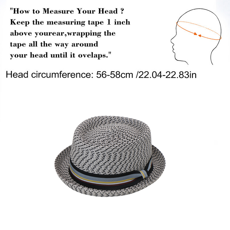 Derby Straw Hat Supplier - OEM Custom Summer Daily Use Polyester Pork Pie