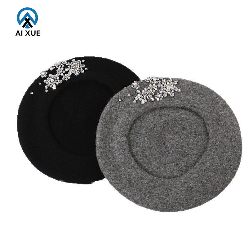 Wool Beret Supplier - OEM 2026 New Handmade Brick Stone Design