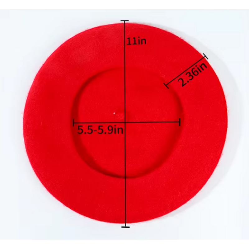 Wool Beret Factory - OEM Thickened Custom Embroidered Party Outdoor