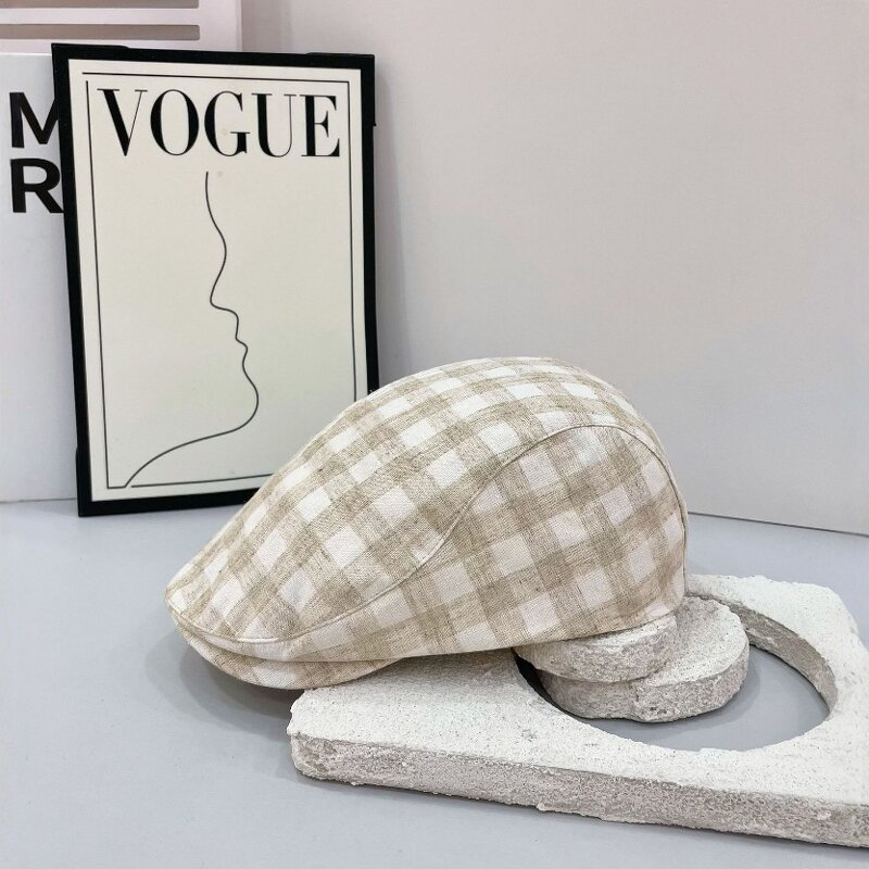 Winter Beret Supplier - OEM Unisex Vintage Cotton Acid Washed Newsboy Style