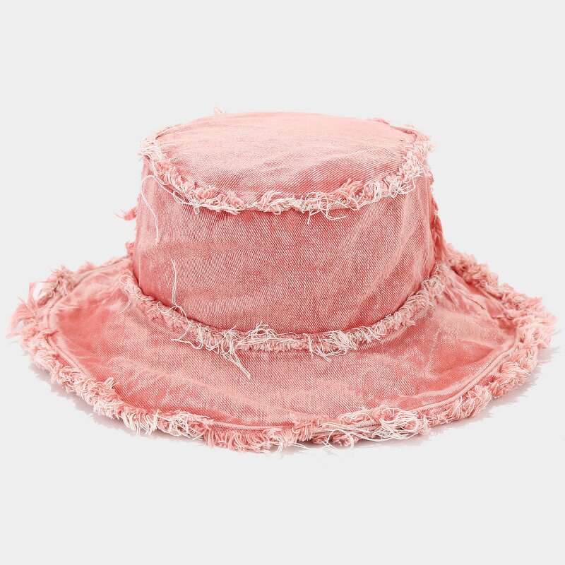 Basin Hat Manufacturer - OEM Korean Washed Rough Brim Double-sided Retro
