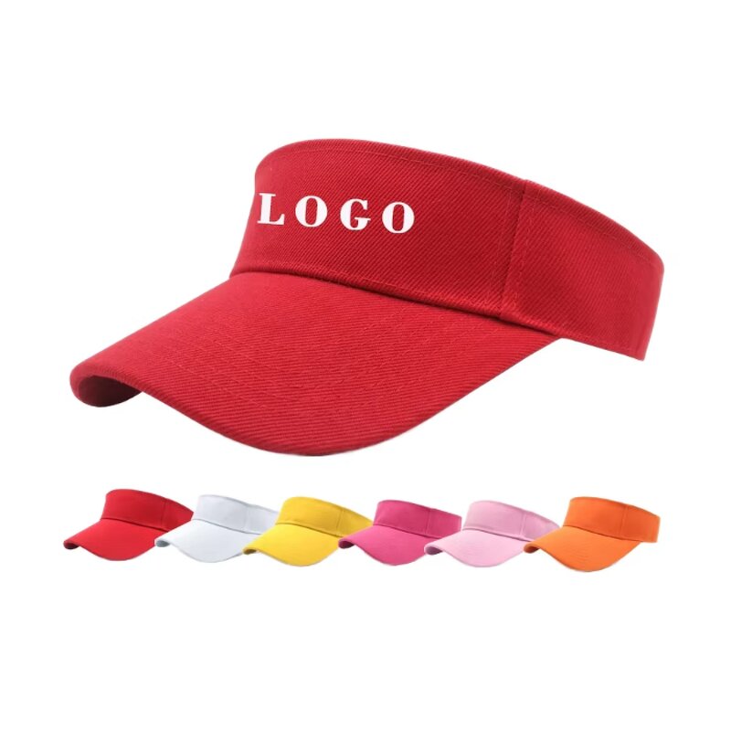 Visor Cap Manufacturer - OEM Custom Embroidery Multicolor Adjustable Beach