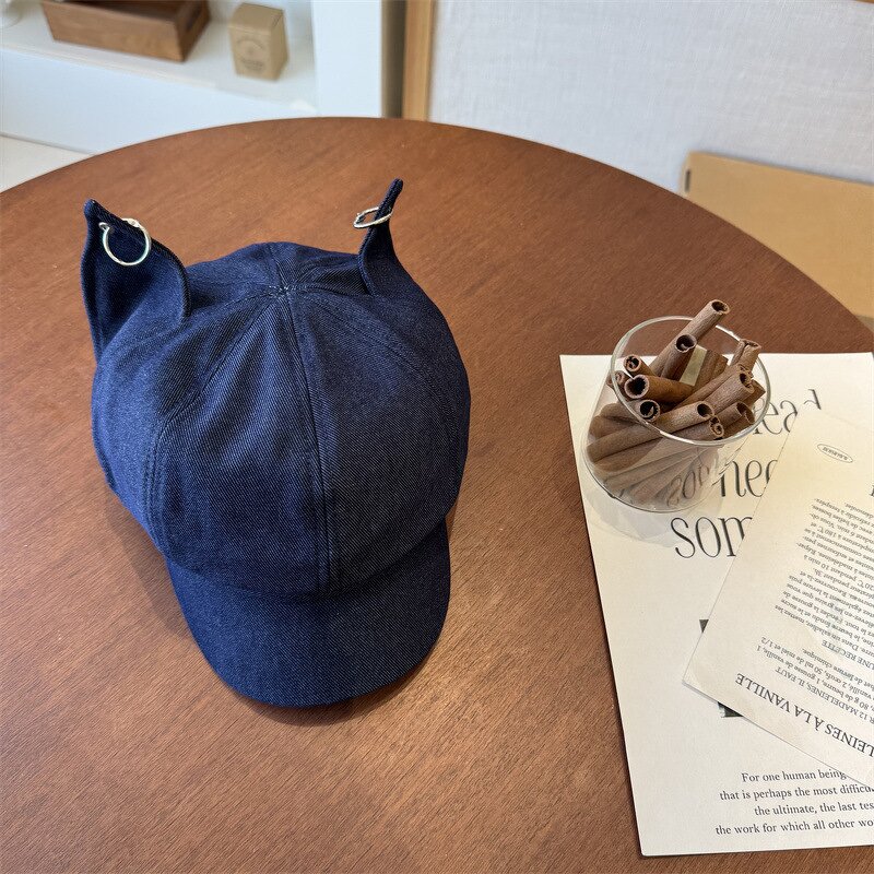 Newsboy Cap Manufacturer - OEM Fashionable Personality Cute Cat Ears Korean