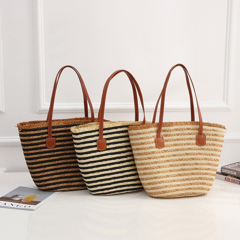 Straw Fedora Set Supplier - OEM Outdoor Two Tone Wide Brim Cowgirl Bag