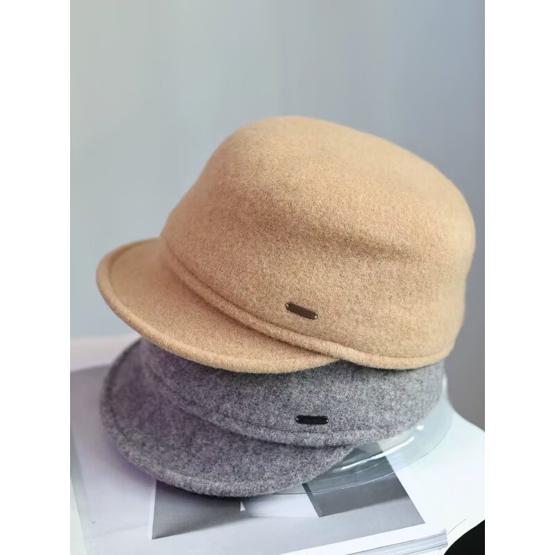 Korean Beret Manufacturer - OEM Spring Summer Warm Knitted Outdoor Striped
