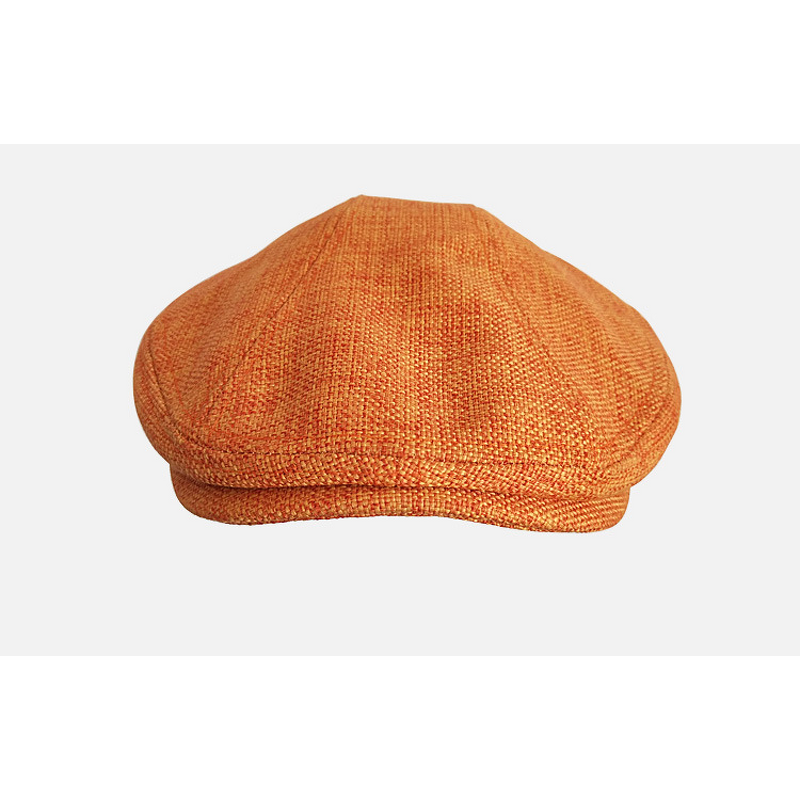 Linen Flat Cap Factory - OEM Premium Vintage Newsboy Breathable Sun Hat