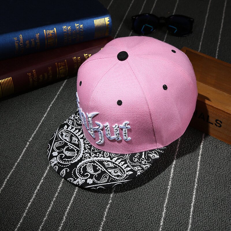 Flat Hat Manufacturer - OEM New Couple Korean Style 3D Embroidery Gold
