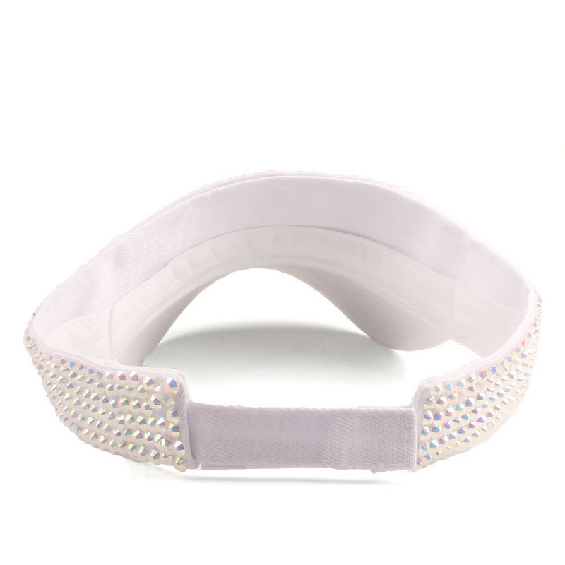 Sun Visor Cap Factory - OEM Stylish Rhinestone Embedded Outdoor Fashionable