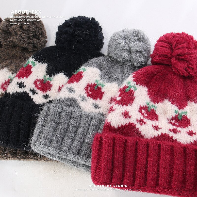 Ski Beanie Manufacturer - OEM Unisex Winter Polyester Cotton Knitted Striped