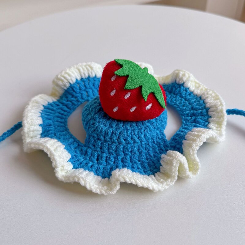 Crochet Bucket Hat Manufacturer - OEM Cozy Cat Spooky Knitted Pet Cap