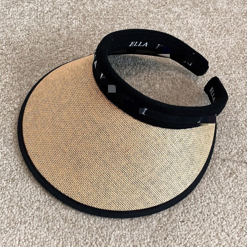 Visor Hat Factory - OEM Women's Large Brim PVC Plain Top Foldable