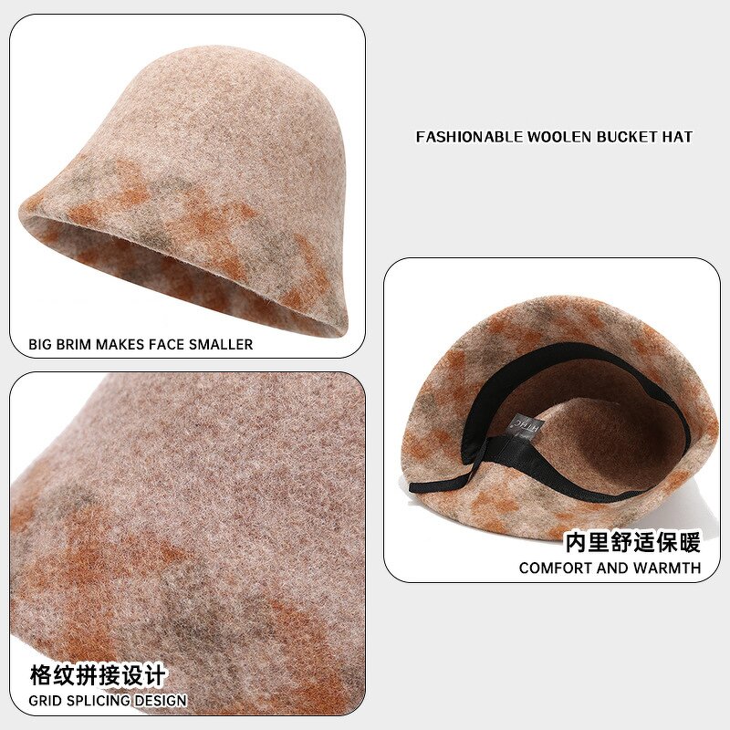 Fisherman's Hat Supplier - OEM Autumn Winter Wool New Versatile Fashionable
