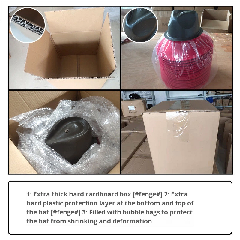 Jazz Fedora Hat Factory - OEM 60 Colors Striped Embroidered Logo British