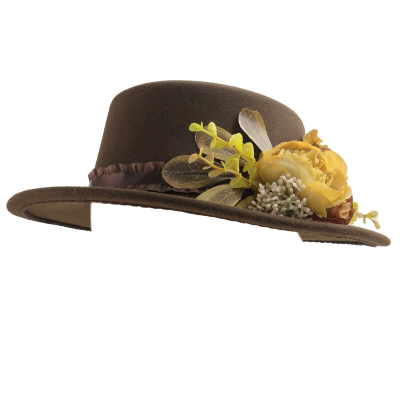 Fur Hat Supplier - OEM Fashionable Unisex Hand Embroidery Elegant Sun