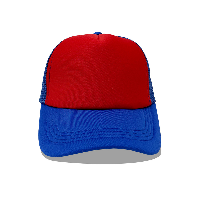 Trucker Hat Manufacturer - OEM Unisex PVC Sponge Mesh Solid Color 6-Panel