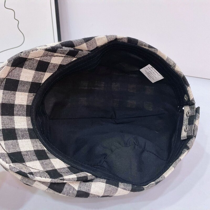 Winter Beret Supplier - OEM Unisex Vintage Cotton Acid Washed Newsboy Style