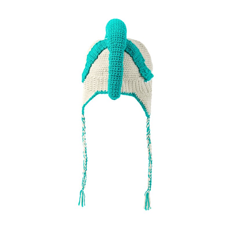 Knitted Hat Supplier - OEM Premium Milk Cotton Dinosaur Braid Hat