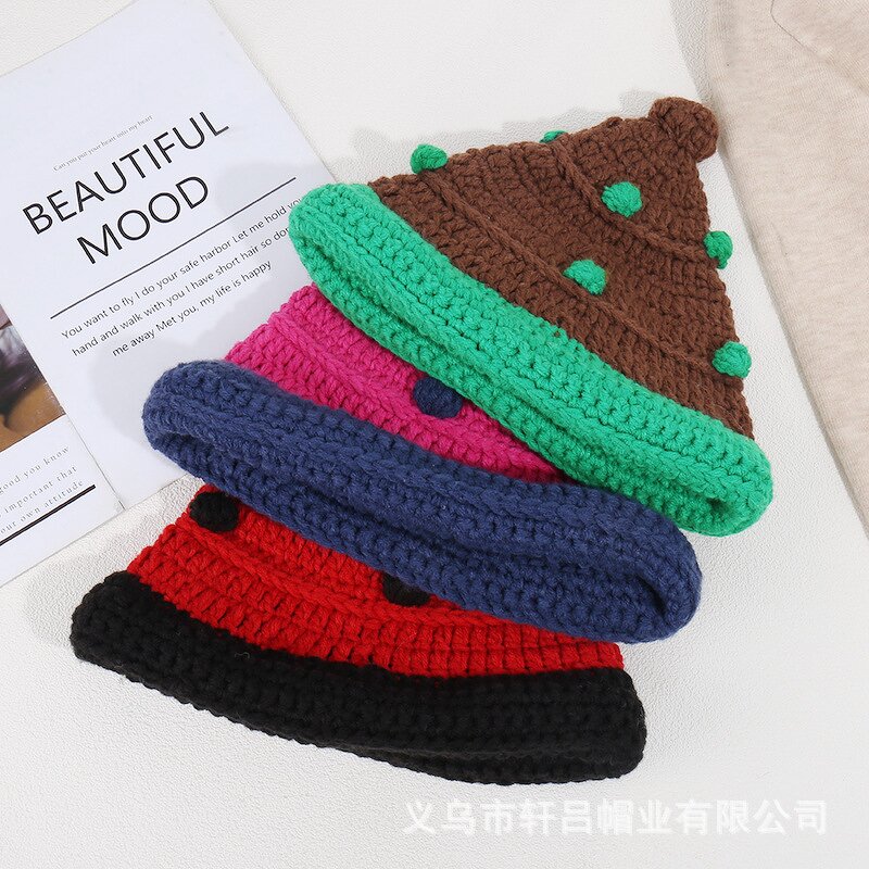 Winter Accessories Supplier - OEM Wholesale 4 Colors Knitted Beanie Scarf
