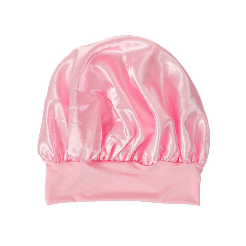 Sleep Bonnet Manufacturer - OEM Best Sell Women Girls Satin Silk Solid