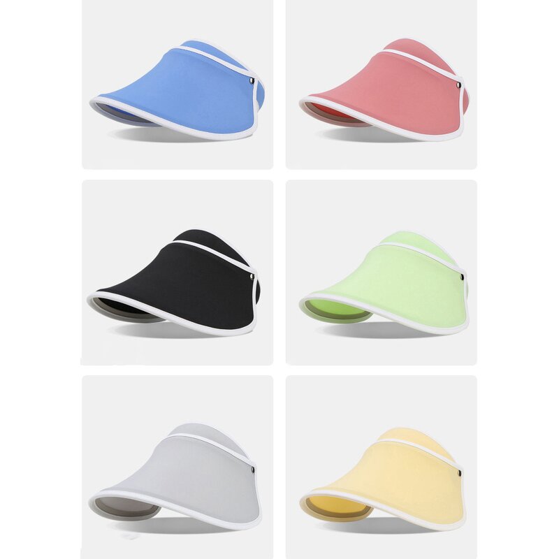 UV Protection Hat Manufacturer - OEM Women's Fashion Wide Brim PVC Polyester