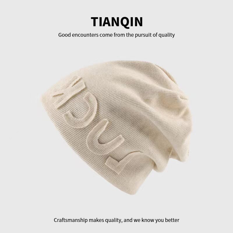 Designer Beanie Hat Factory - OEM Newest Women's 3D Embroidered Winter Warm