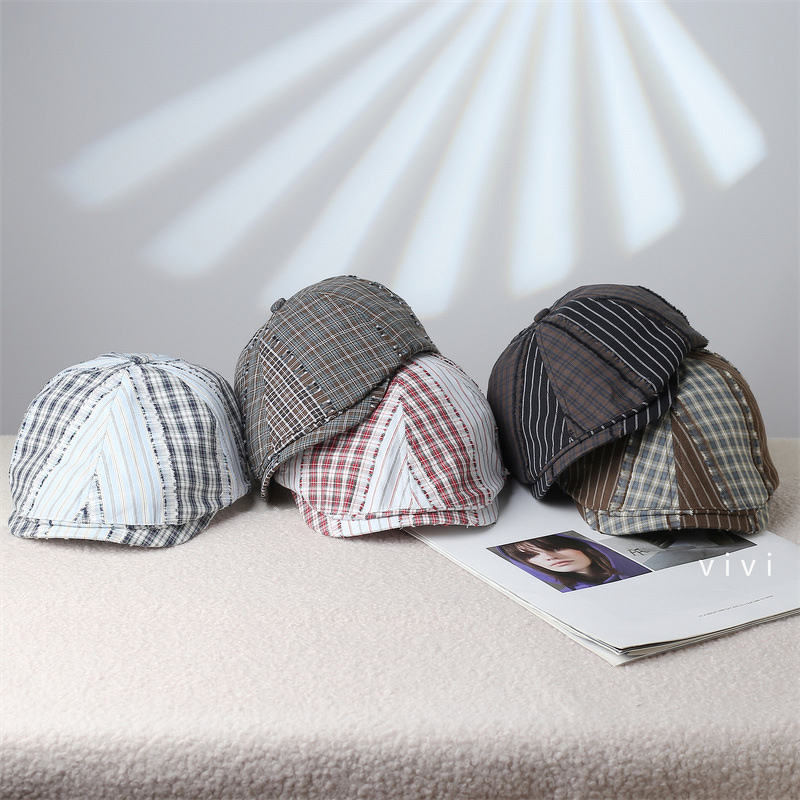 Spliced Beret Manufacturer - OEM Original Spring New Cut Sewn Patch Stylish