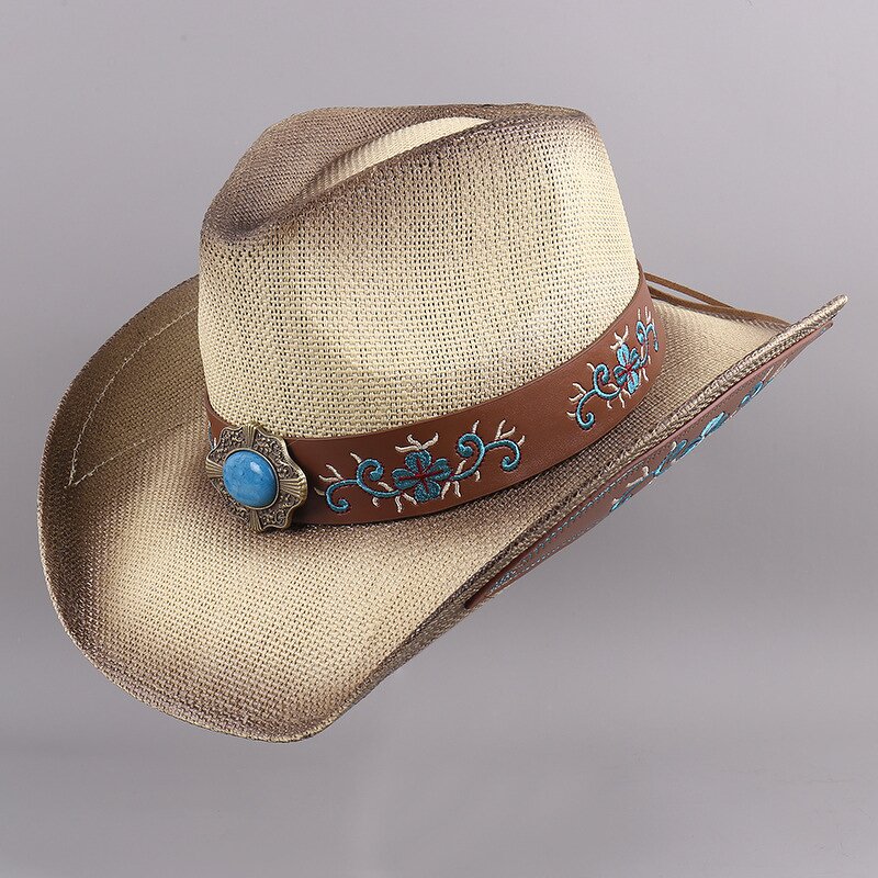 Cowgirl Hat Supplier - OEM Best Selling Unisex Embroidered Band Rodeo