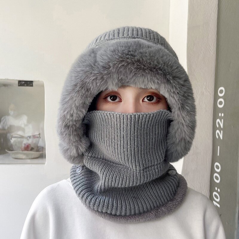 Knitted Beanie Manufacturer - OEM 2026 New Two-Color Wool Blend Fleece