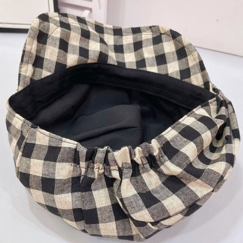 Vintage Beret Hat Factory - OEM Newest Selling Classic Cotton Lattice Design