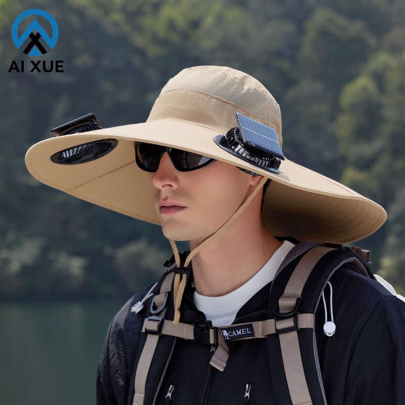 Solar Charging Hat Supplier - OEM Portable Outdoor Camping Fishing Hiking