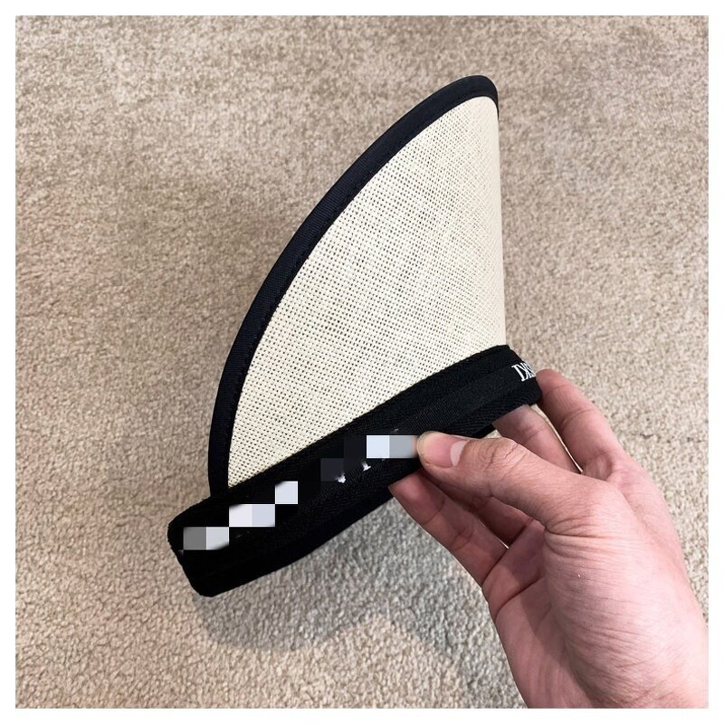 Visor Hat Factory - OEM Women's Large Brim PVC Plain Top Foldable