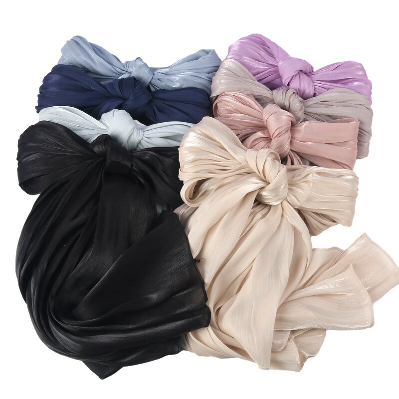Muslim Hijab Scarf Supplier - OEM Spring Summer Chiffon Long Solid Color