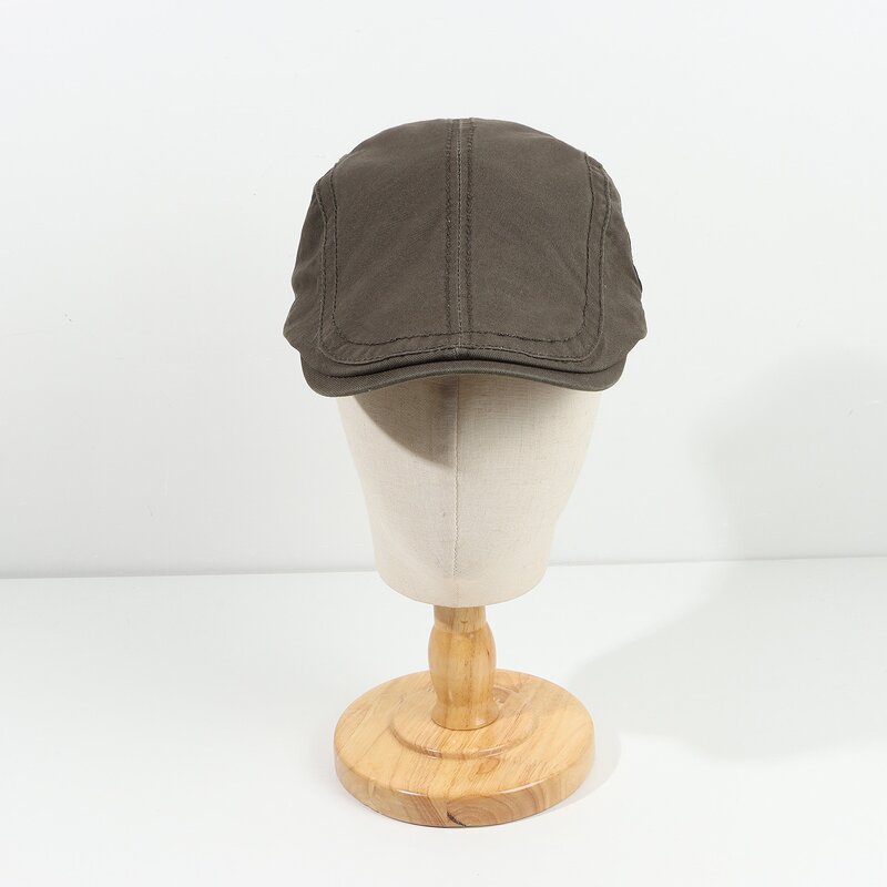 Beret Hat Factory - OEM Unisex Adult Custom Logo Sporty Designs Checkered