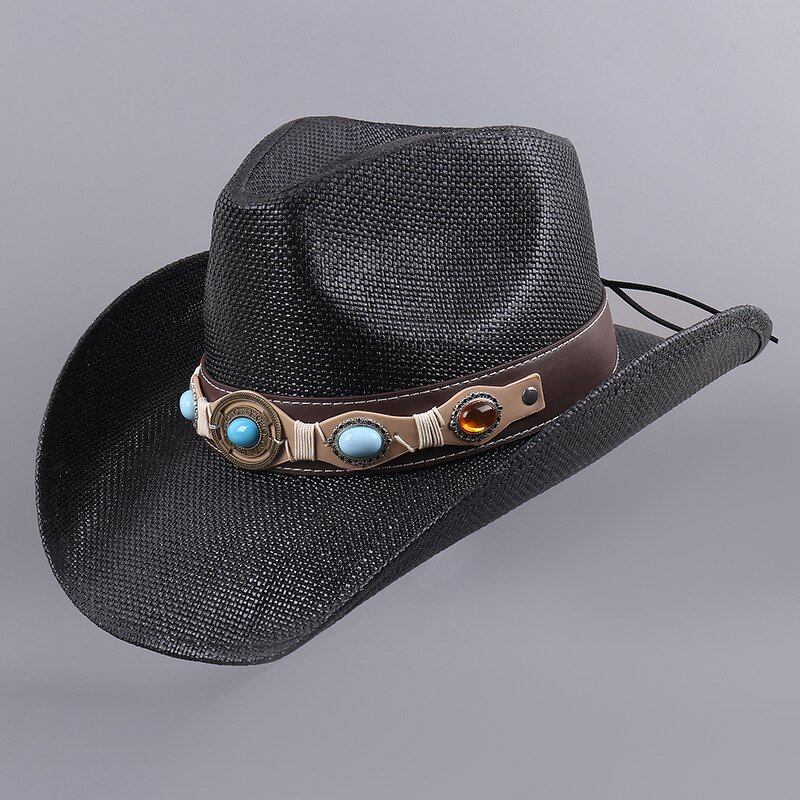 Cowgirl Hat Supplier - OEM Best Selling Unisex Embroidered Band Rodeo