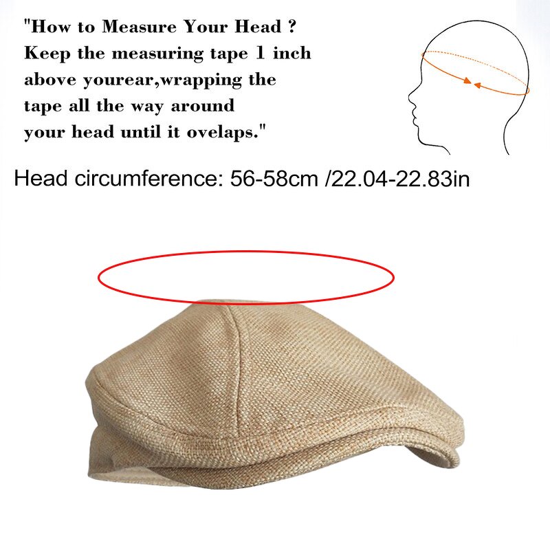 Linen Flat Cap Factory - OEM Premium Vintage Newsboy Breathable Sun Hat