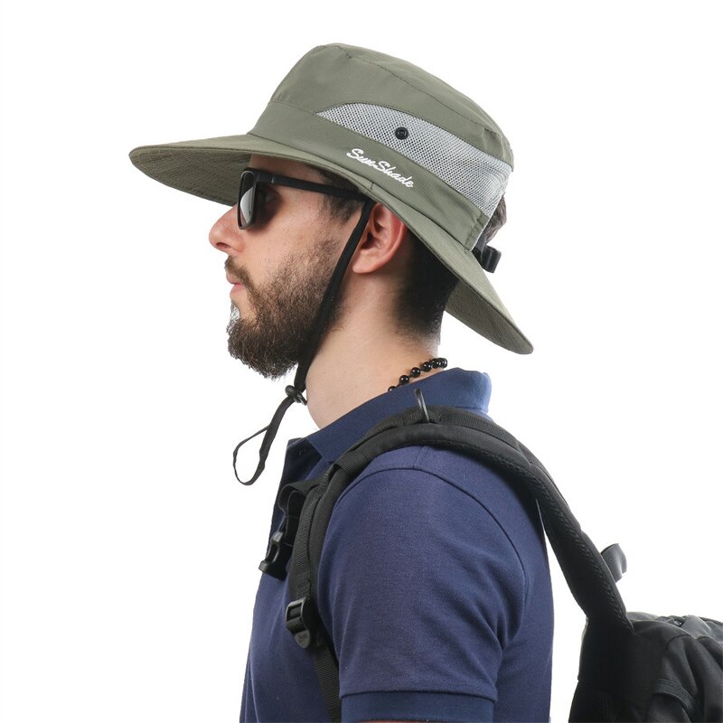 Ponytail Bucket Hat Factory - OEM Women's Fashion Wide Brim Sun Protection