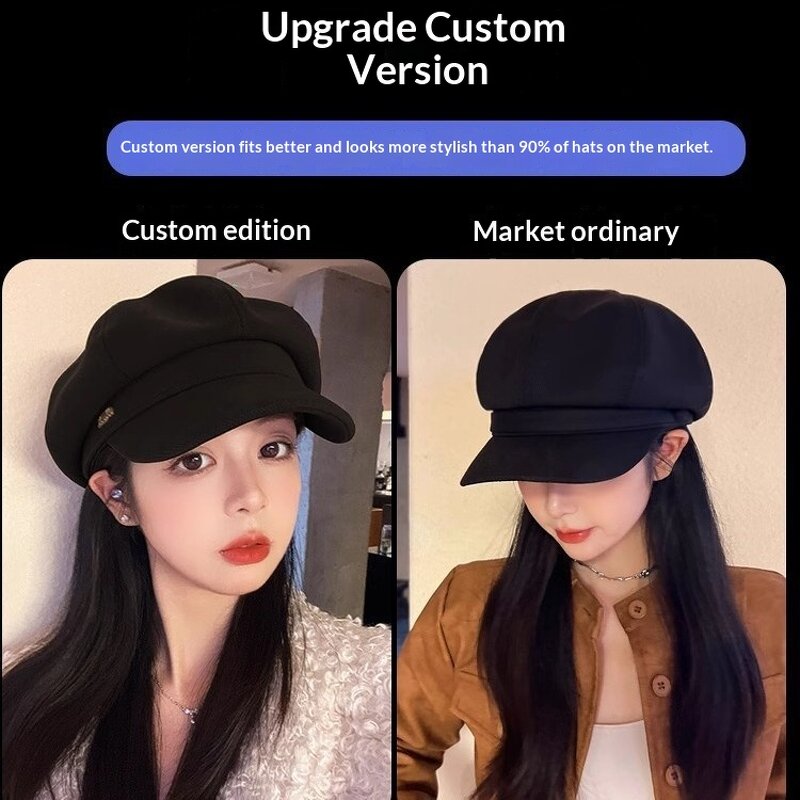 Octagonal Beret Factory - OEM 2026 Custom Striped Polyester Cotton Knitted