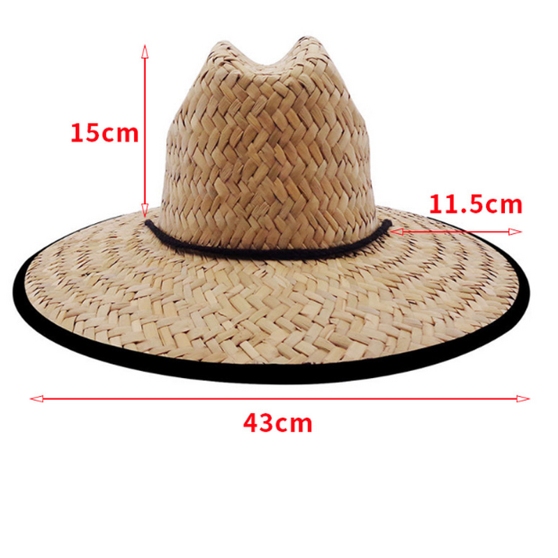 Surfing Straw Hat Supplier - OEM Custom Printed Summer Outdoor Casual Sports