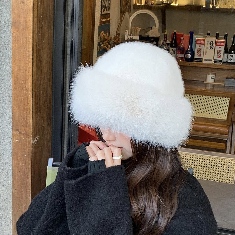 Fisherman Hat Manufacturer - OEM Autumn Winter Warm Mongolia Imitation Fur
