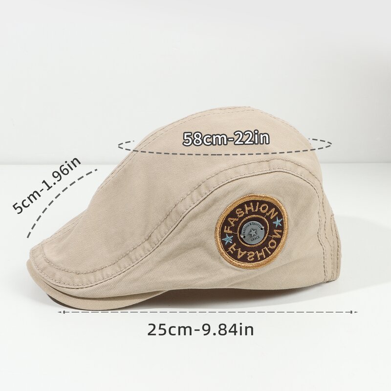 Beret Hat Factory - OEM Unisex Adult Custom Logo Sporty Designs Checkered