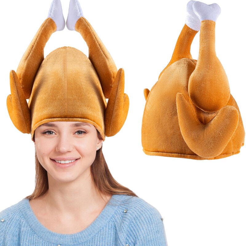 Turkey Hat Supplier - OEM Soft Thanksgiving Stuffed Toy Kids Cotton