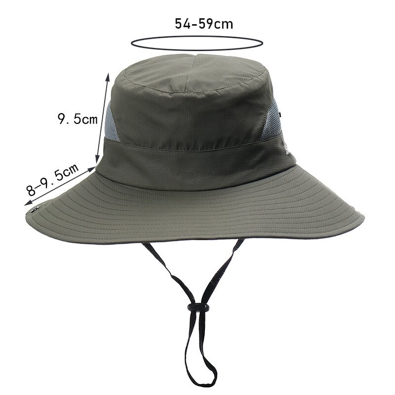 Ponytail Bucket Hat Factory - OEM Women's Fashion Wide Brim Sun Protection