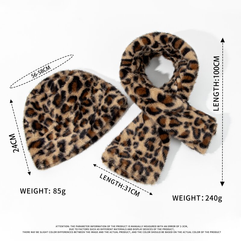 Winter Bucket Hat Factory - OEM 2026 Leopard Cheetah Printed Faux Fur