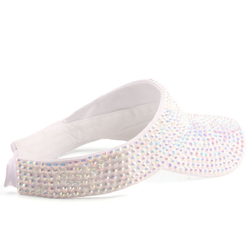 Sun Visor Cap Factory - OEM Stylish Rhinestone Embedded Outdoor Fashionable