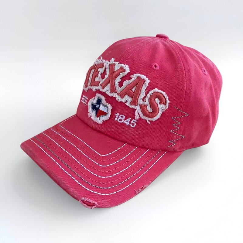 Baseball Cap Manufacturer - OEM Cross-border Retro Denim Texas Embroidered