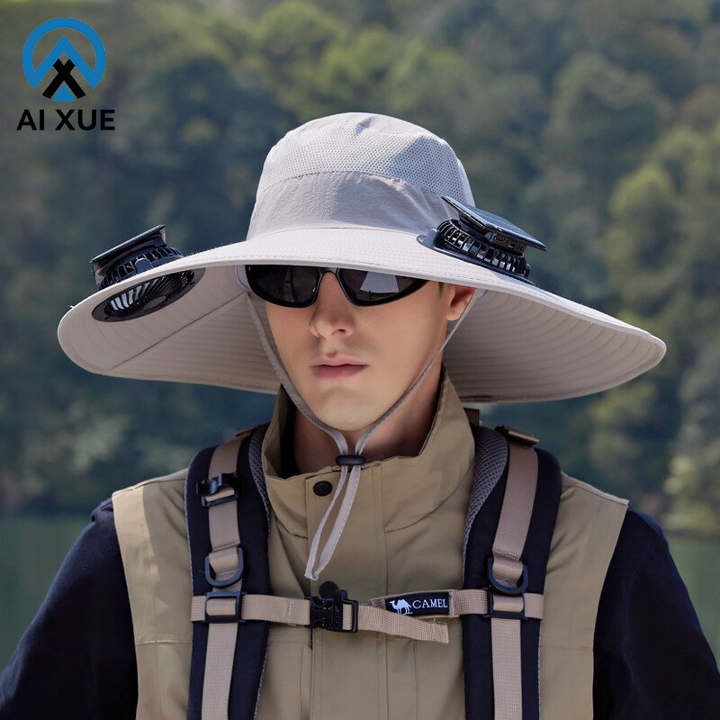 Solar Charging Hat Supplier - OEM Portable Outdoor Camping Fishing Hiking