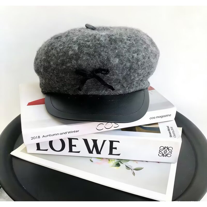 Wool Beret Supplier - OEM Premium Custom Logo All-Season Universal Fit